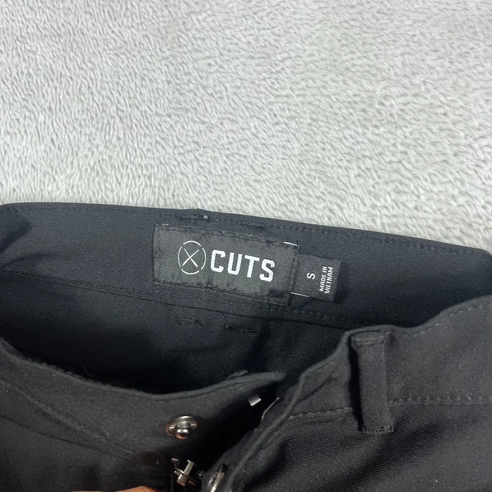 Cuts Clothing AO Curve Hem Pants Mens Small Black‎ Slim Fit Performance Trousers